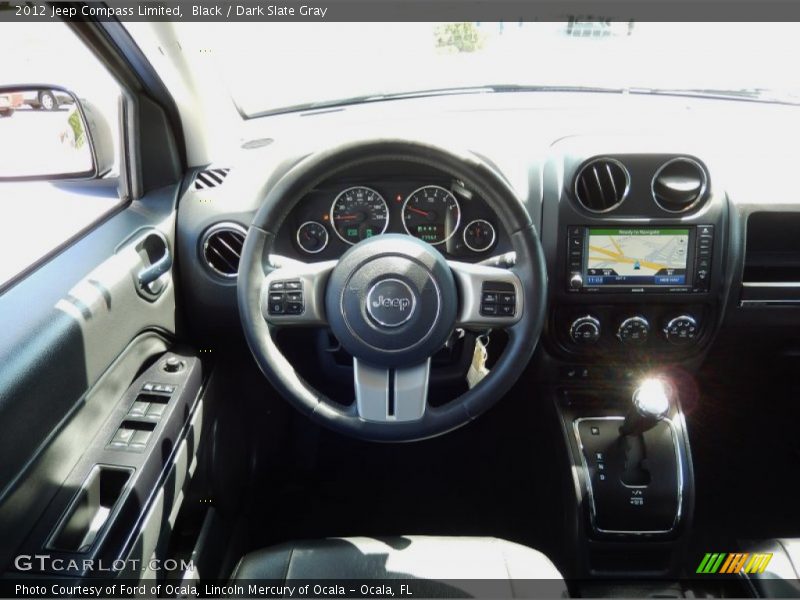Black / Dark Slate Gray 2012 Jeep Compass Limited