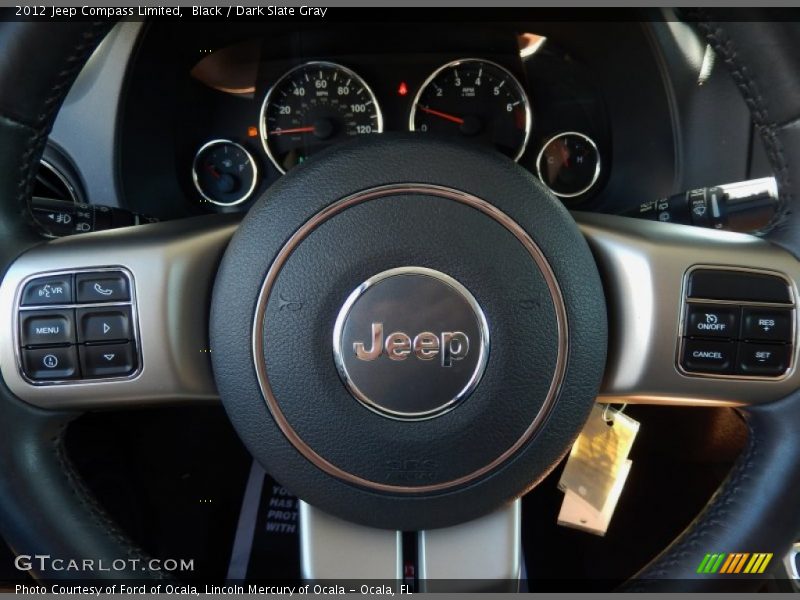 Black / Dark Slate Gray 2012 Jeep Compass Limited