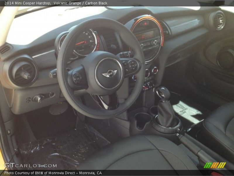 Volcanic Orange / Carbon Black 2014 Mini Cooper Hardtop