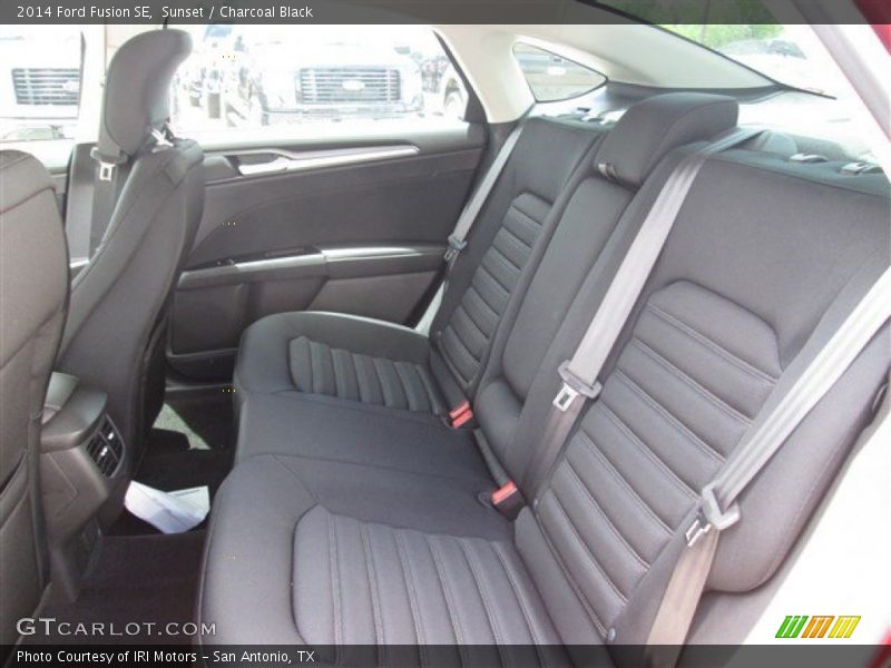 Sunset / Charcoal Black 2014 Ford Fusion SE