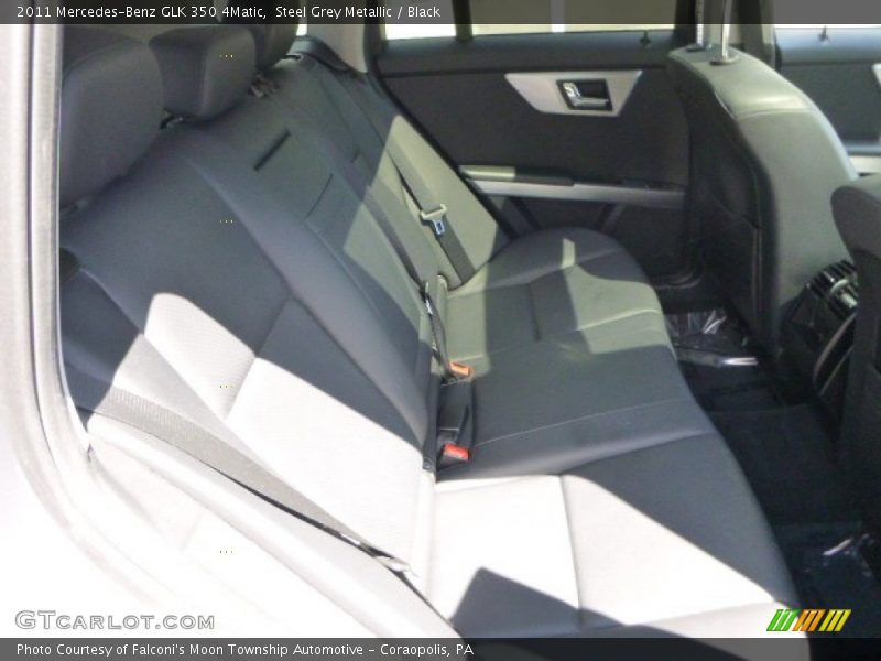 Steel Grey Metallic / Black 2011 Mercedes-Benz GLK 350 4Matic
