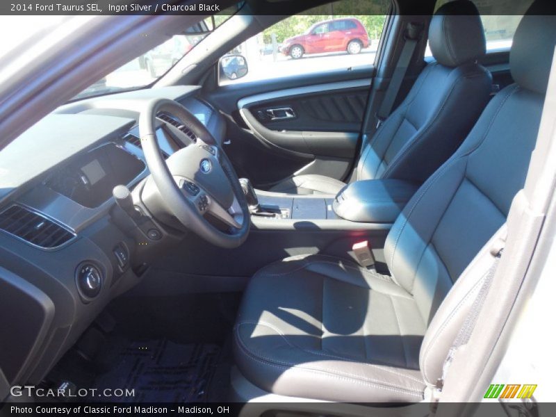 Ingot Silver / Charcoal Black 2014 Ford Taurus SEL