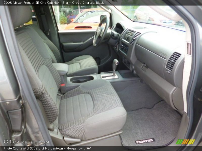 Storm Grey / Charcoal Black 2008 Nissan Frontier SE King Cab 4x4