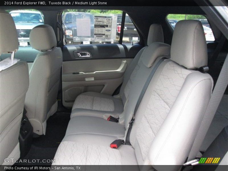 Tuxedo Black / Medium Light Stone 2014 Ford Explorer FWD
