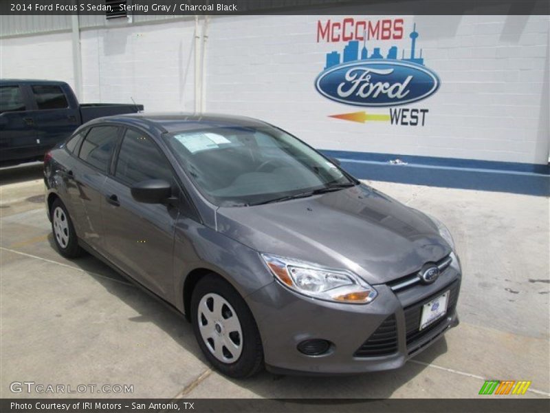 Sterling Gray / Charcoal Black 2014 Ford Focus S Sedan
