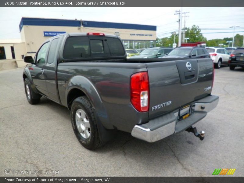 Storm Grey / Charcoal Black 2008 Nissan Frontier SE King Cab 4x4