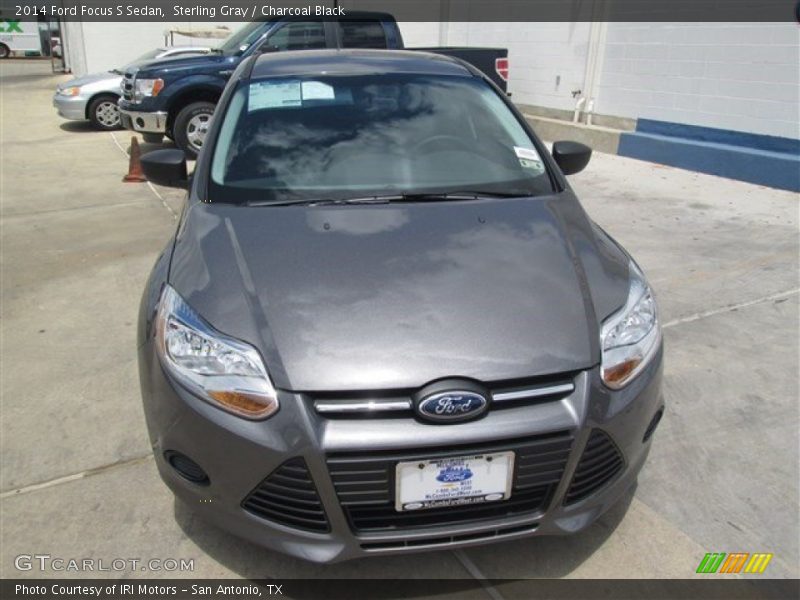 Sterling Gray / Charcoal Black 2014 Ford Focus S Sedan