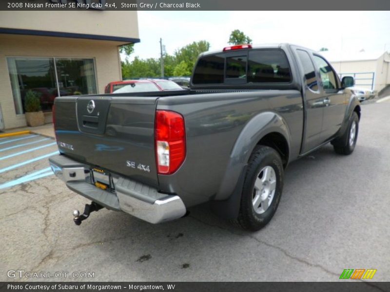 Storm Grey / Charcoal Black 2008 Nissan Frontier SE King Cab 4x4