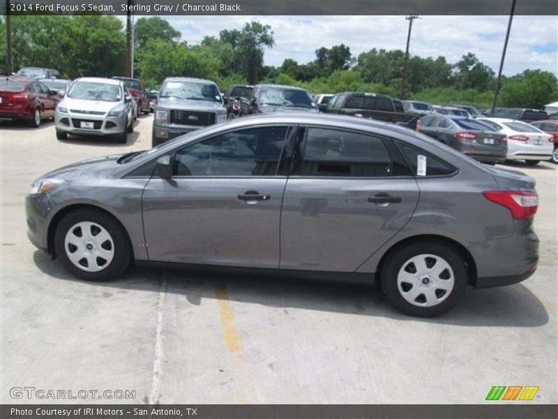 Sterling Gray / Charcoal Black 2014 Ford Focus S Sedan