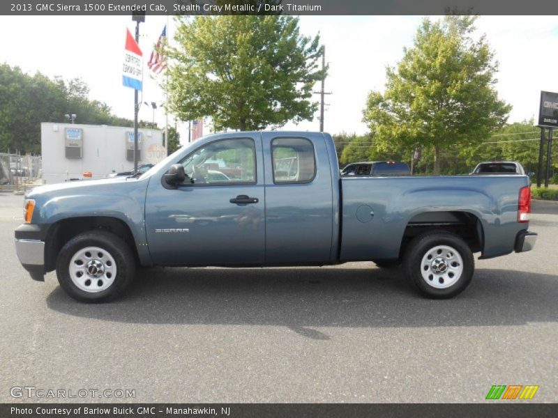 Stealth Gray Metallic / Dark Titanium 2013 GMC Sierra 1500 Extended Cab