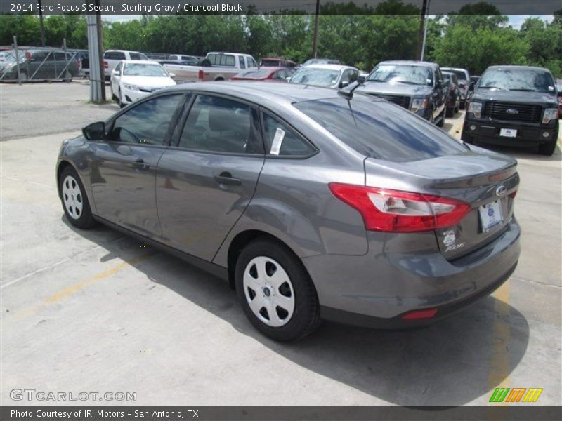 Sterling Gray / Charcoal Black 2014 Ford Focus S Sedan