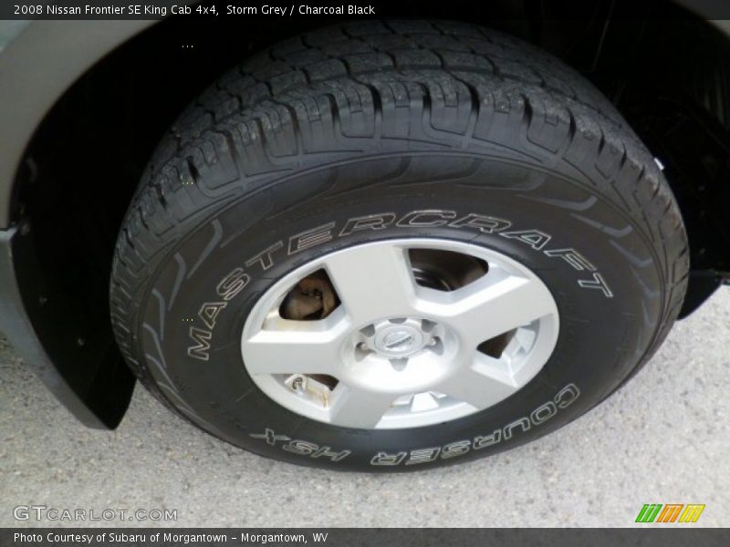 Storm Grey / Charcoal Black 2008 Nissan Frontier SE King Cab 4x4
