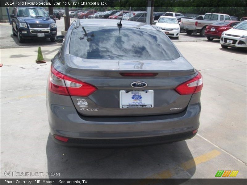 Sterling Gray / Charcoal Black 2014 Ford Focus S Sedan