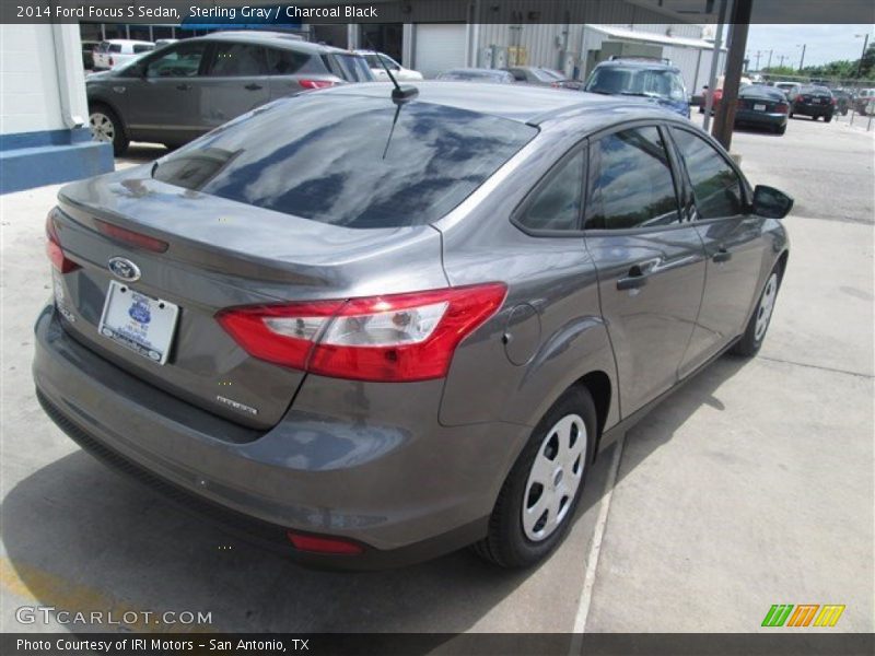 Sterling Gray / Charcoal Black 2014 Ford Focus S Sedan