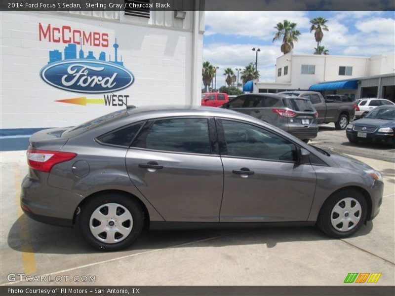 Sterling Gray / Charcoal Black 2014 Ford Focus S Sedan