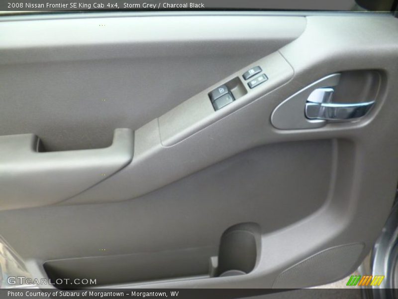 Storm Grey / Charcoal Black 2008 Nissan Frontier SE King Cab 4x4