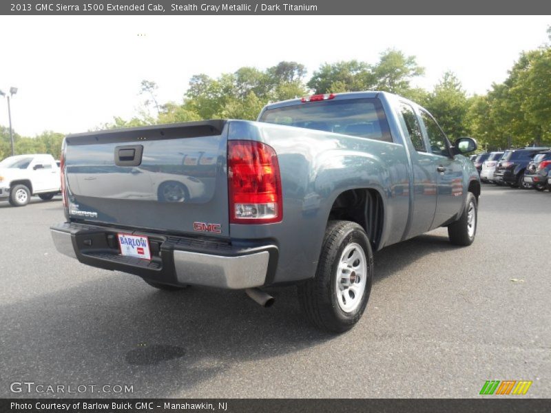 Stealth Gray Metallic / Dark Titanium 2013 GMC Sierra 1500 Extended Cab