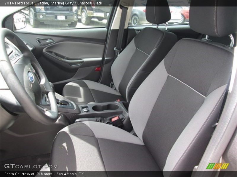 Sterling Gray / Charcoal Black 2014 Ford Focus S Sedan
