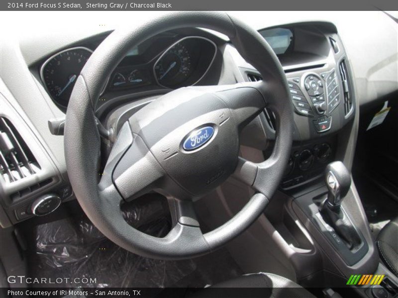 Sterling Gray / Charcoal Black 2014 Ford Focus S Sedan