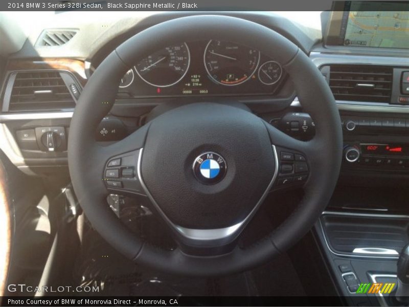 Black Sapphire Metallic / Black 2014 BMW 3 Series 328i Sedan