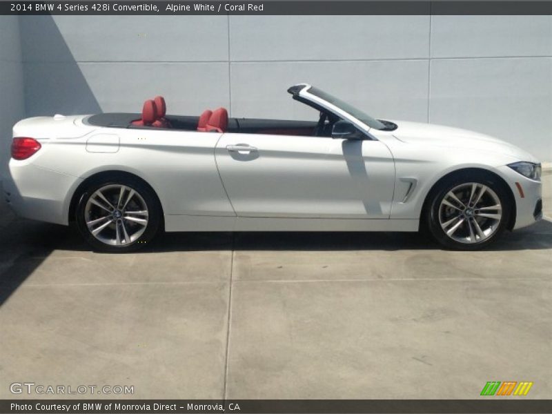  2014 4 Series 428i Convertible Alpine White