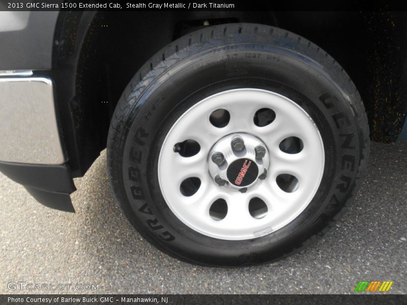 Stealth Gray Metallic / Dark Titanium 2013 GMC Sierra 1500 Extended Cab