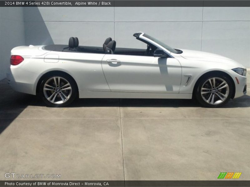 Alpine White / Black 2014 BMW 4 Series 428i Convertible