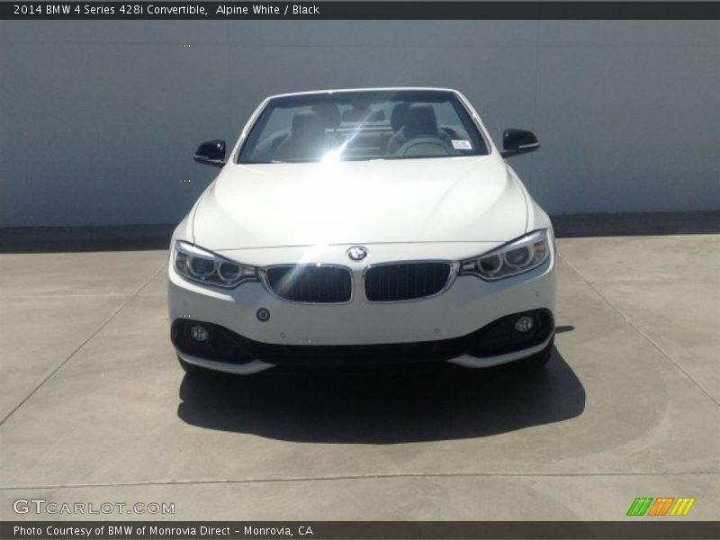 Alpine White / Black 2014 BMW 4 Series 428i Convertible