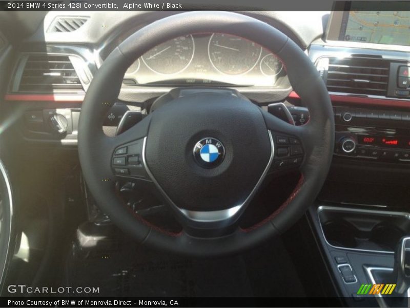 Alpine White / Black 2014 BMW 4 Series 428i Convertible