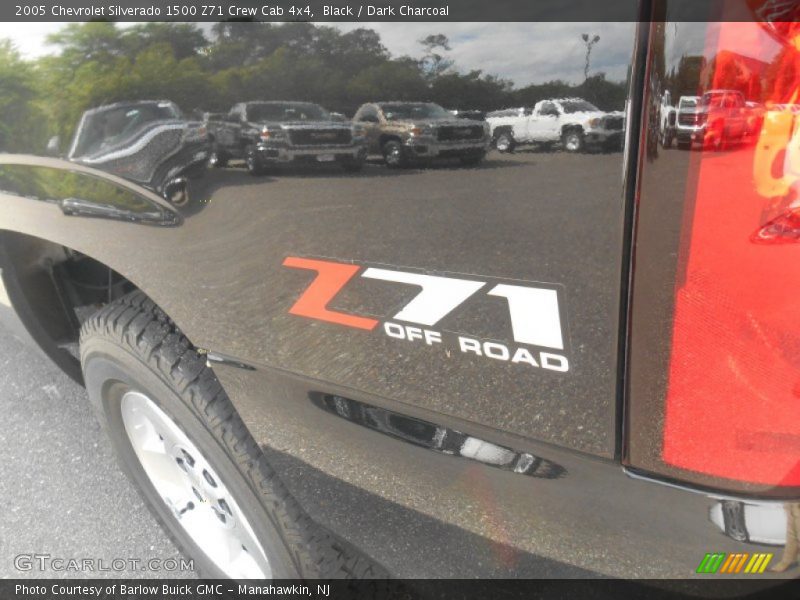 Black / Dark Charcoal 2005 Chevrolet Silverado 1500 Z71 Crew Cab 4x4
