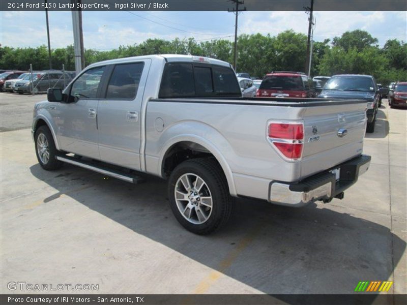 Ingot Silver / Black 2014 Ford F150 Lariat SuperCrew