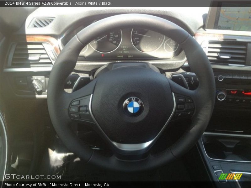 Alpine White / Black 2014 BMW 4 Series 428i Convertible