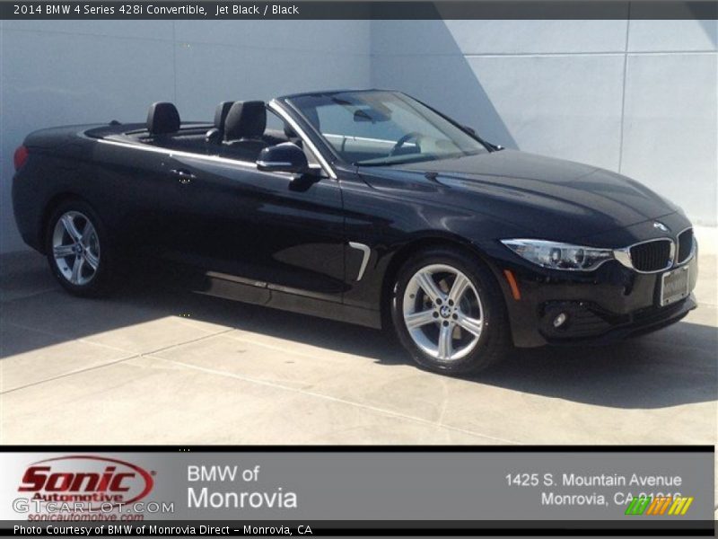 Jet Black / Black 2014 BMW 4 Series 428i Convertible