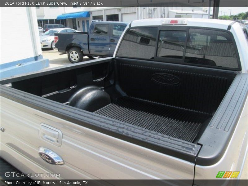 Ingot Silver / Black 2014 Ford F150 Lariat SuperCrew
