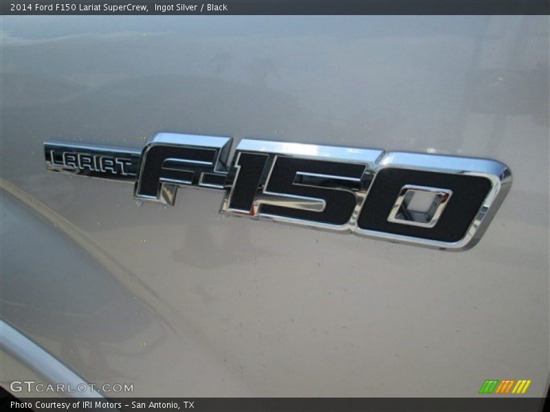 Ingot Silver / Black 2014 Ford F150 Lariat SuperCrew