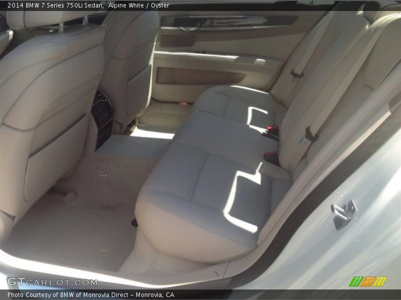 Alpine White / Oyster 2014 BMW 7 Series 750Li Sedan