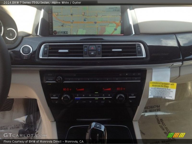 Alpine White / Oyster 2014 BMW 7 Series 750Li Sedan
