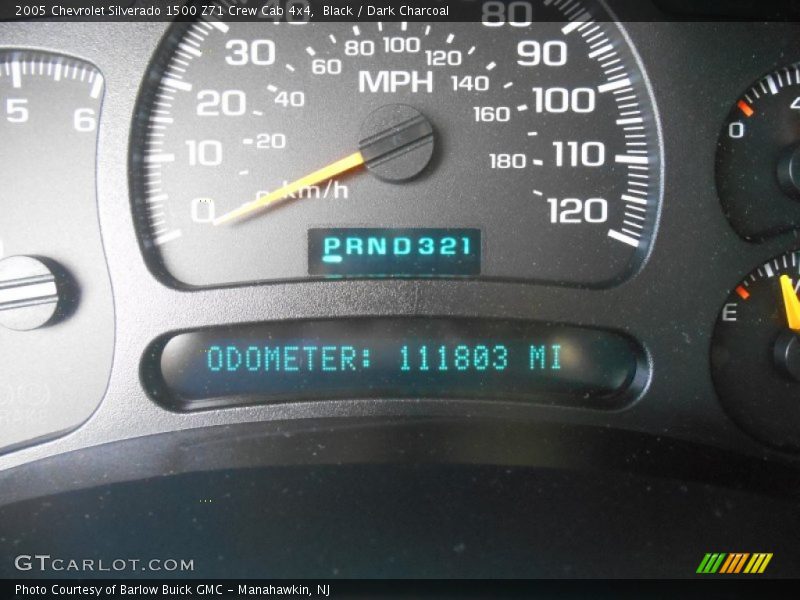 Black / Dark Charcoal 2005 Chevrolet Silverado 1500 Z71 Crew Cab 4x4