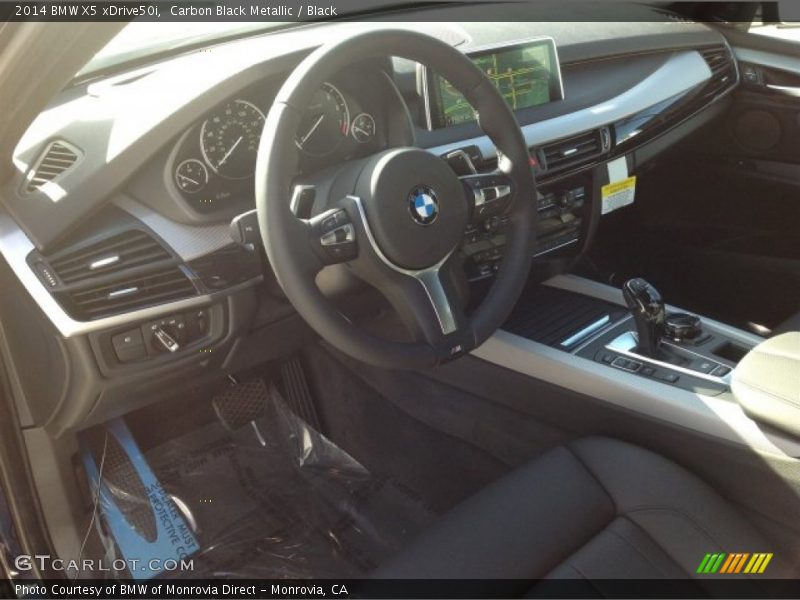 Carbon Black Metallic / Black 2014 BMW X5 xDrive50i