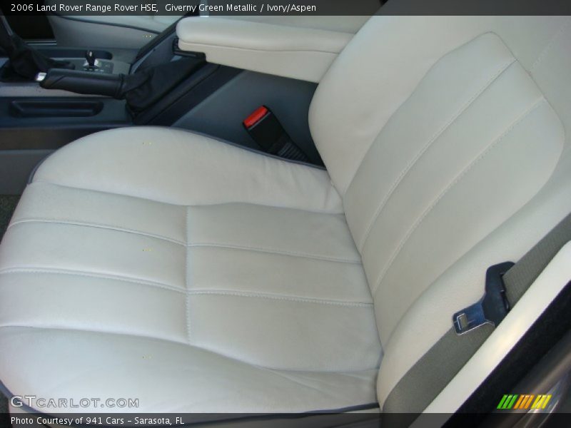 Giverny Green Metallic / Ivory/Aspen 2006 Land Rover Range Rover HSE