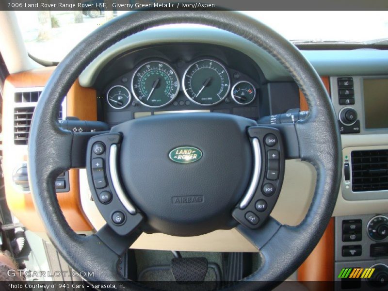 Giverny Green Metallic / Ivory/Aspen 2006 Land Rover Range Rover HSE