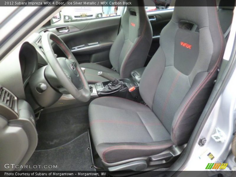 Ice Silver Metallic / WRX Carbon Black 2012 Subaru Impreza WRX 4 Door
