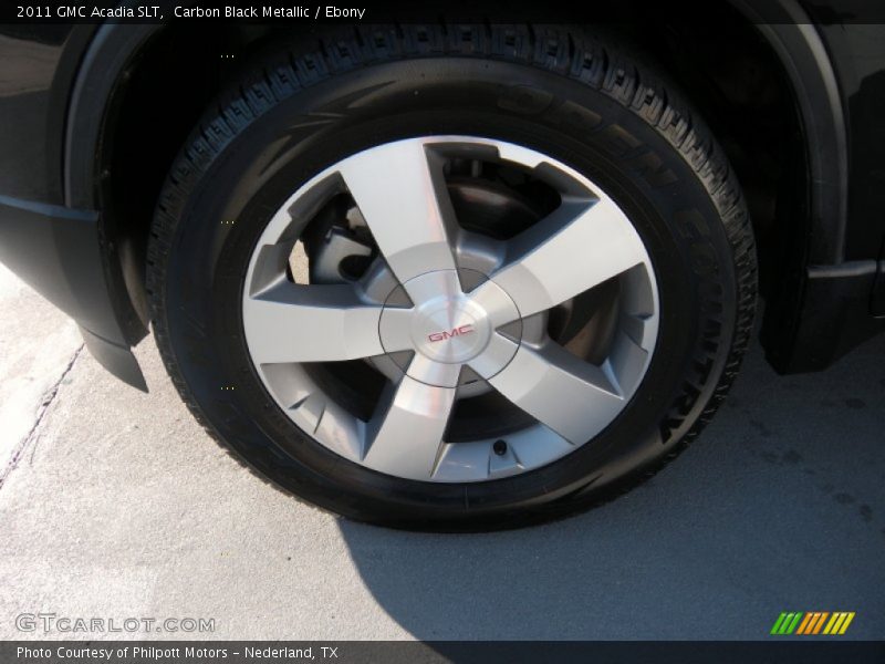 Carbon Black Metallic / Ebony 2011 GMC Acadia SLT