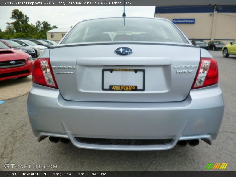Ice Silver Metallic / WRX Carbon Black 2012 Subaru Impreza WRX 4 Door
