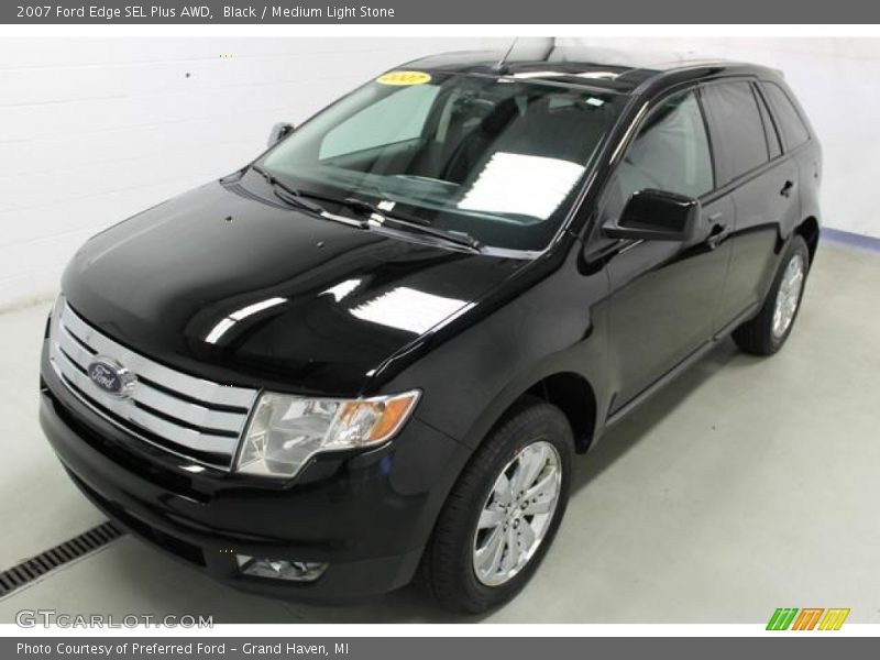 Black / Medium Light Stone 2007 Ford Edge SEL Plus AWD