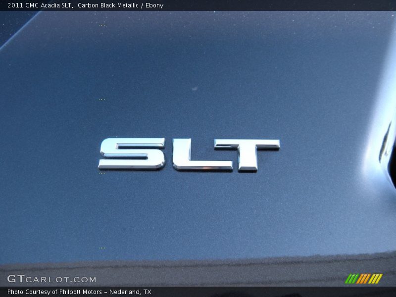 Carbon Black Metallic / Ebony 2011 GMC Acadia SLT