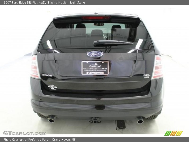 Black / Medium Light Stone 2007 Ford Edge SEL Plus AWD