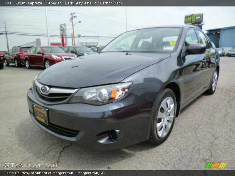 Dark Gray Metallic / Carbon Black 2011 Subaru Impreza 2.5i Sedan