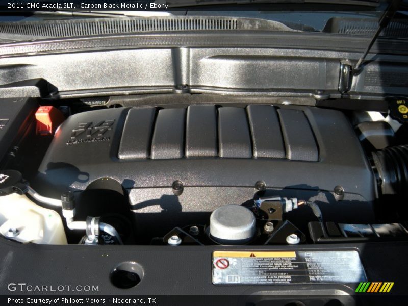 Carbon Black Metallic / Ebony 2011 GMC Acadia SLT