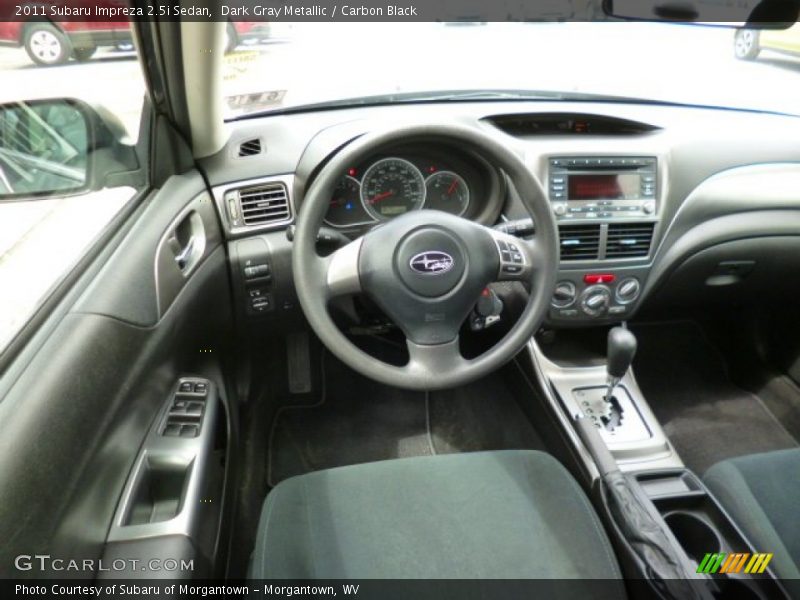 Dark Gray Metallic / Carbon Black 2011 Subaru Impreza 2.5i Sedan